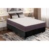 Base Box Casal Suede Preto + Colchão Airtech 60 D28 Ortobom - 1