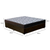 Base Box Casal Suede Marrom + Colchão de Espuma Iso D33 Casal Ortobom - 3