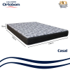 Base Box Baú Casal Sintético Preta + Colchão de Espuma Iso D33 Casal Ortobom - 4