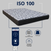 Cama Box Casal Colchão de Espuma Iso D33 Ortobom + Box Bipartido Sintético Preto Sofá Mix  - 2