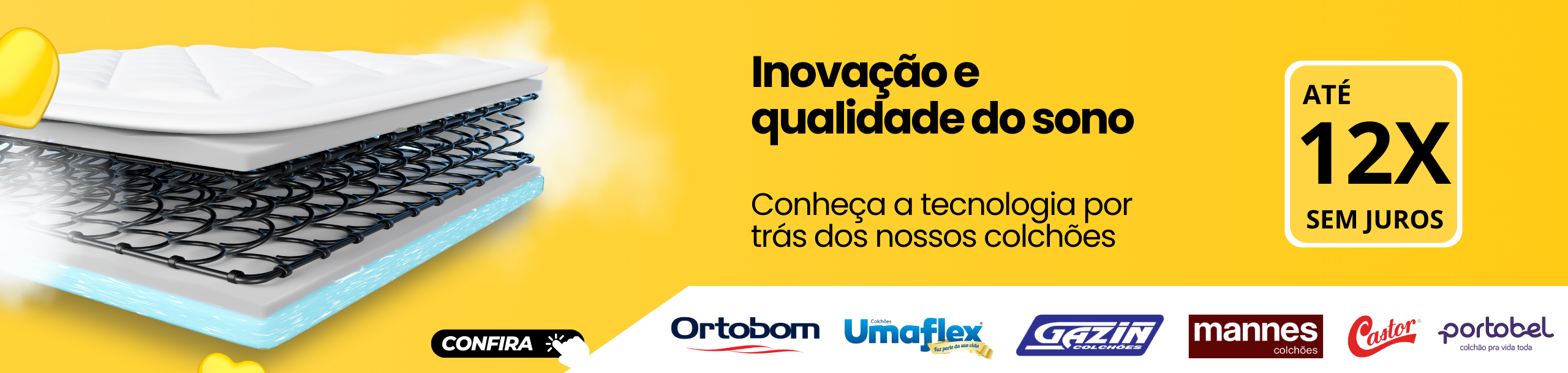 Base Box Baú Bipartido com Colchão 